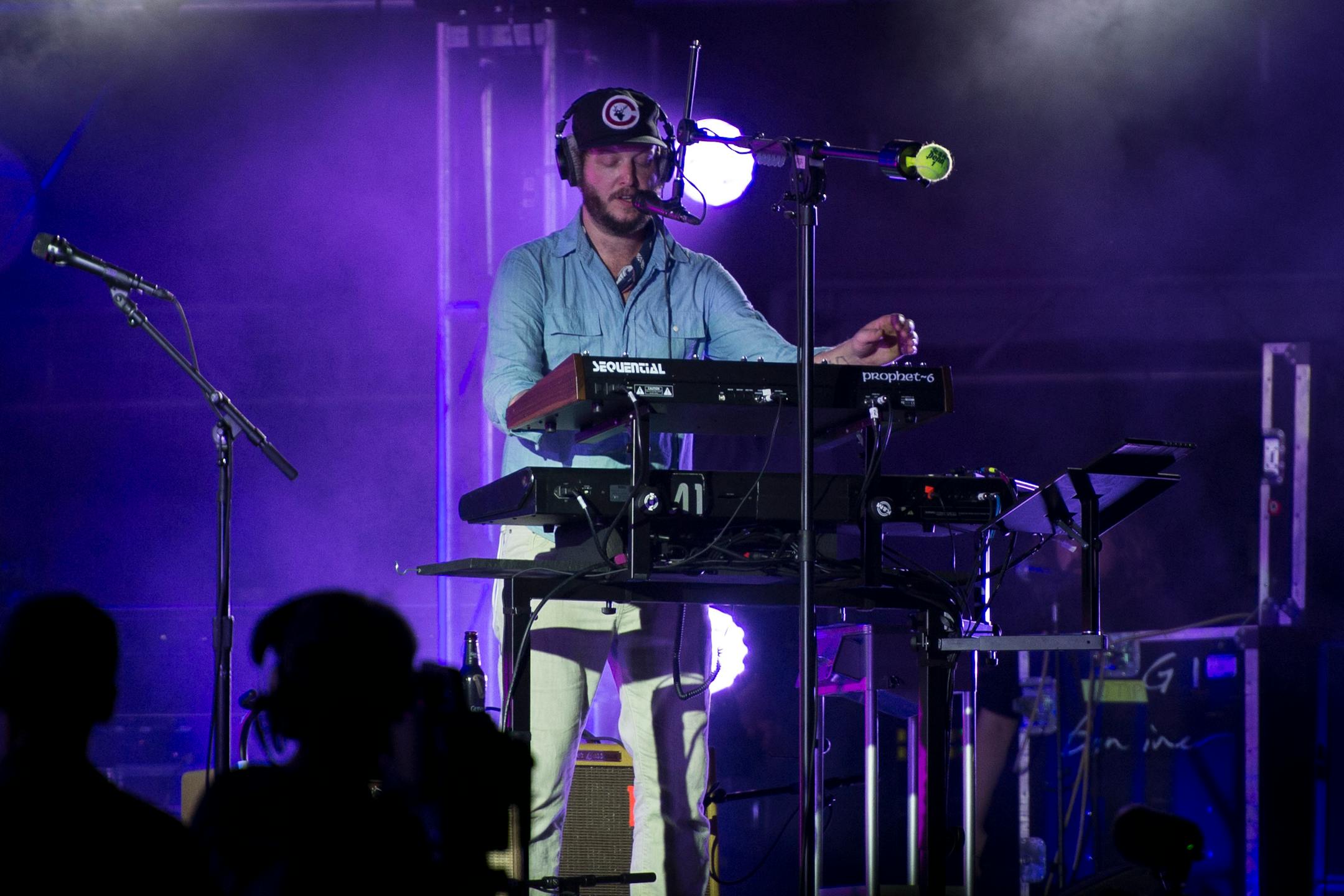 Bon Iver front man Justin Vernon performed Saturday night.   ]   Aaron Lavinsky ¥ aaron.lavinsky@startribune.com   The Eaux Claires Music & Art Festival was photographed Saturday, July 18, 2015 in Eau Claire, WI.