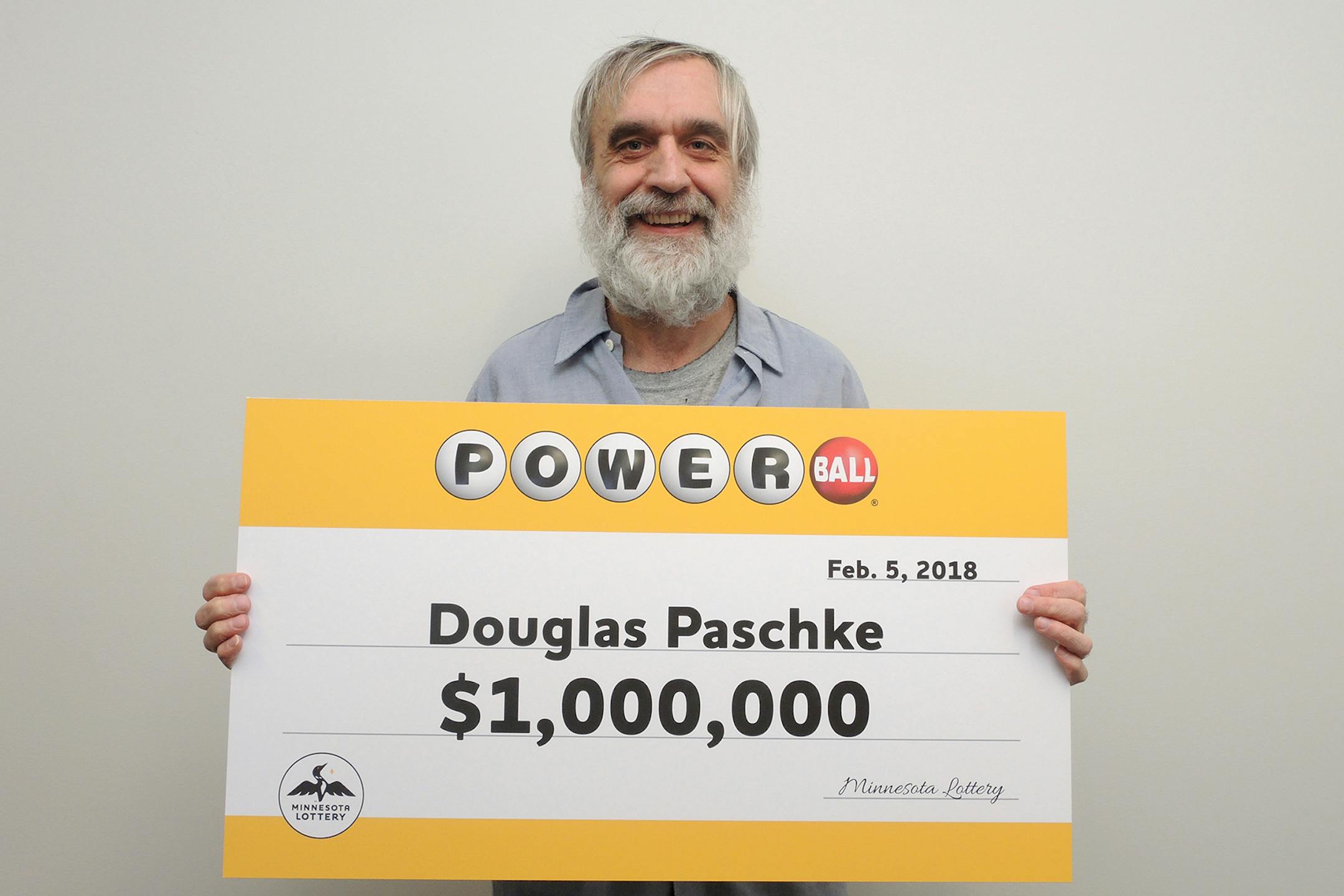 Doug Paschke had a grin about his win.