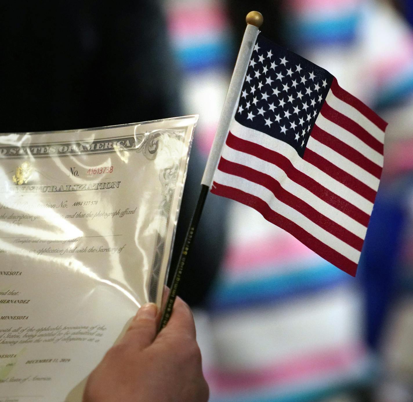 The International Institute of Minnesota, a refugee resettlement agency in St. Paul, is celebrating its centennial this week. On Tuesday, 126 new immigrants and refugees, from 38 different countries were sworn in as US citizens at a ceremony at the Institute. ] A look at its work sheds light into the varying waves of refugees that have arrived in Minnesota and the U.S. ]
brian.peterson@startribune.com
St. Paul, MN
Tuesday, December 11, 2019