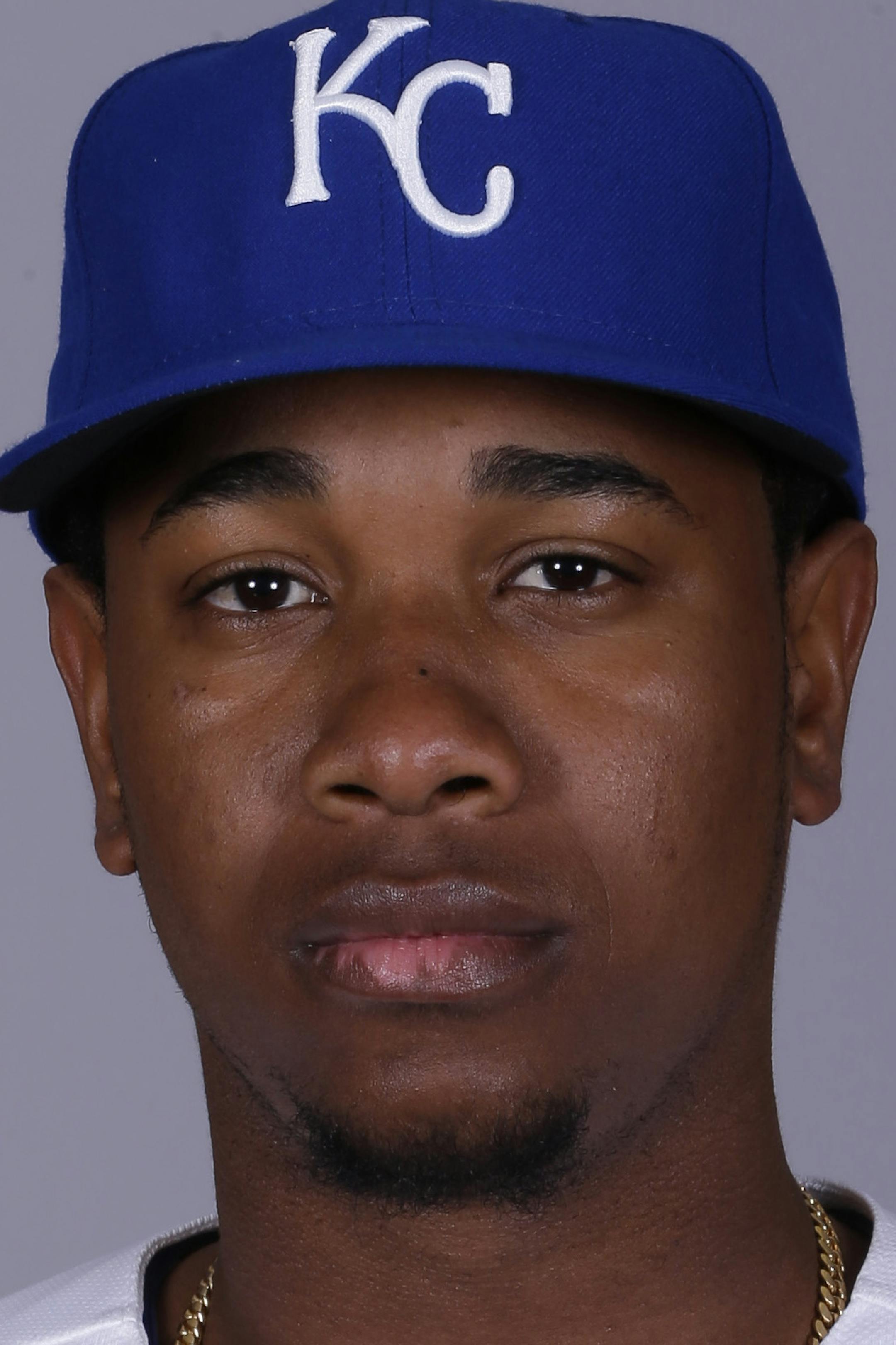 This is a 2015 photo of Yordano Ventura of the Kansas City Royals baseball team. This image reflects the Kansas City Royals active roster as of Friday, Feb. 27, 2015, when this image was taken. (AP Photo/Charlie Riedel) ORG XMIT: OTKCR ORG XMIT: MIN1507211718131143