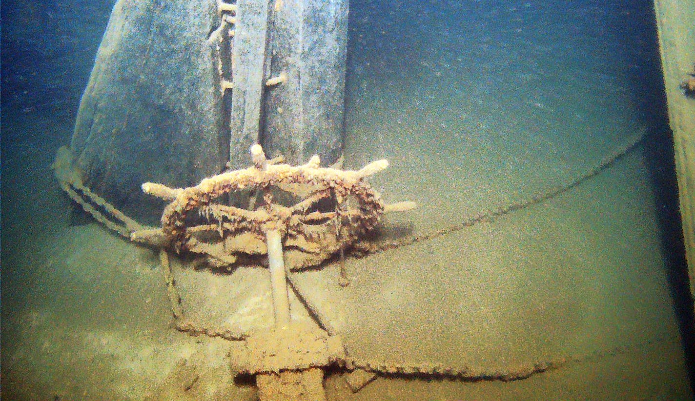 The Antelope, an 1800s schooner barge, rests about 300 below the surface of Lake Superior near the Apostle Islands. A trio of shipwreck hunters found the nearly intact ship earlier this month. Photos from Jerry Eliason