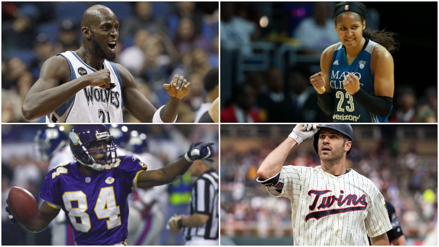 Kevin Garnett, Maya Moore, Joe Mauer and Randy Moss all made our Top 20 list. But who else rounded out the list?