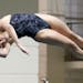 Edina freshman Megan Phillip won the one-meter diving competition at the Class 2A girls' swimming and diving state Friday, at the University of Minnes