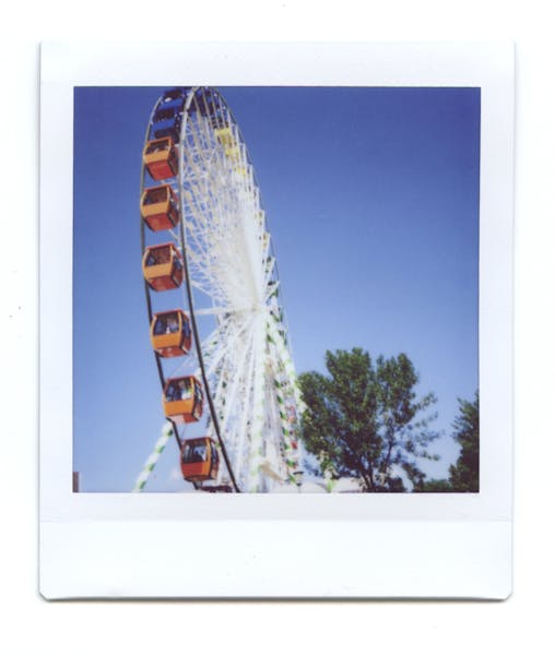 A shot of the Great Big Wheel at the Minnesota State Fair.