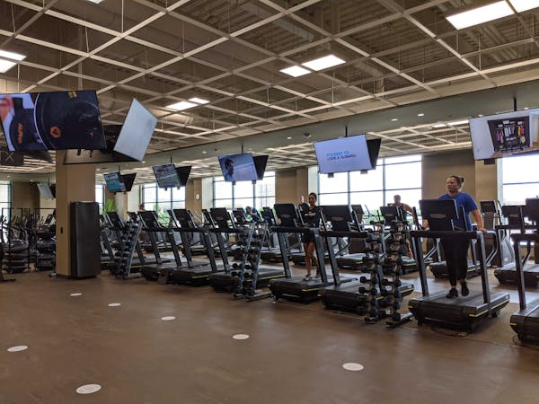 Minnesota Life Time fitness facilities, including the one at Southdale in Edina, reopened on Wednesday.