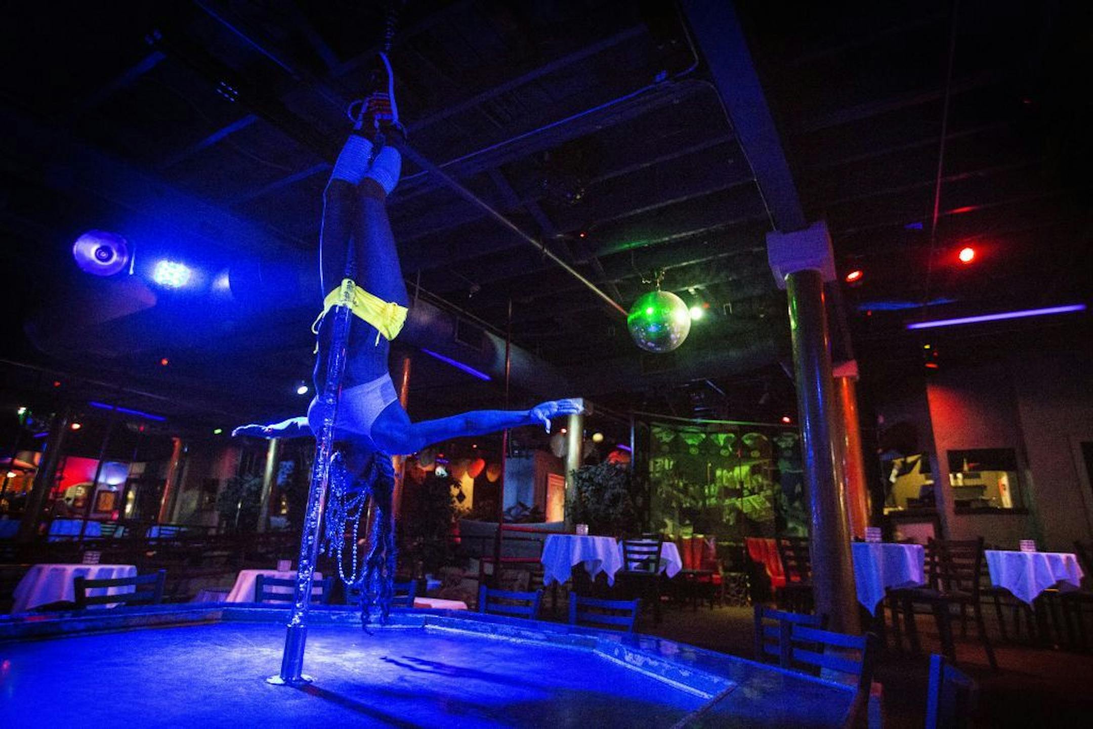 Minneapolis officials consulted adult entertainment workers to come up with their proposal to add protections from financial exploitation and unsafe work conditions. Above, a dancer at Choice Gentlemen's Club in Minneapolis.