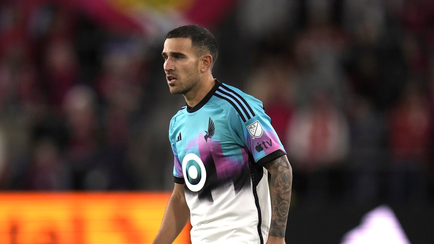 Minnesota United's Franco Fragapane, shown during a game April 1, scored the first of the Loons' three goals Tuesday night in the US Open Cup.