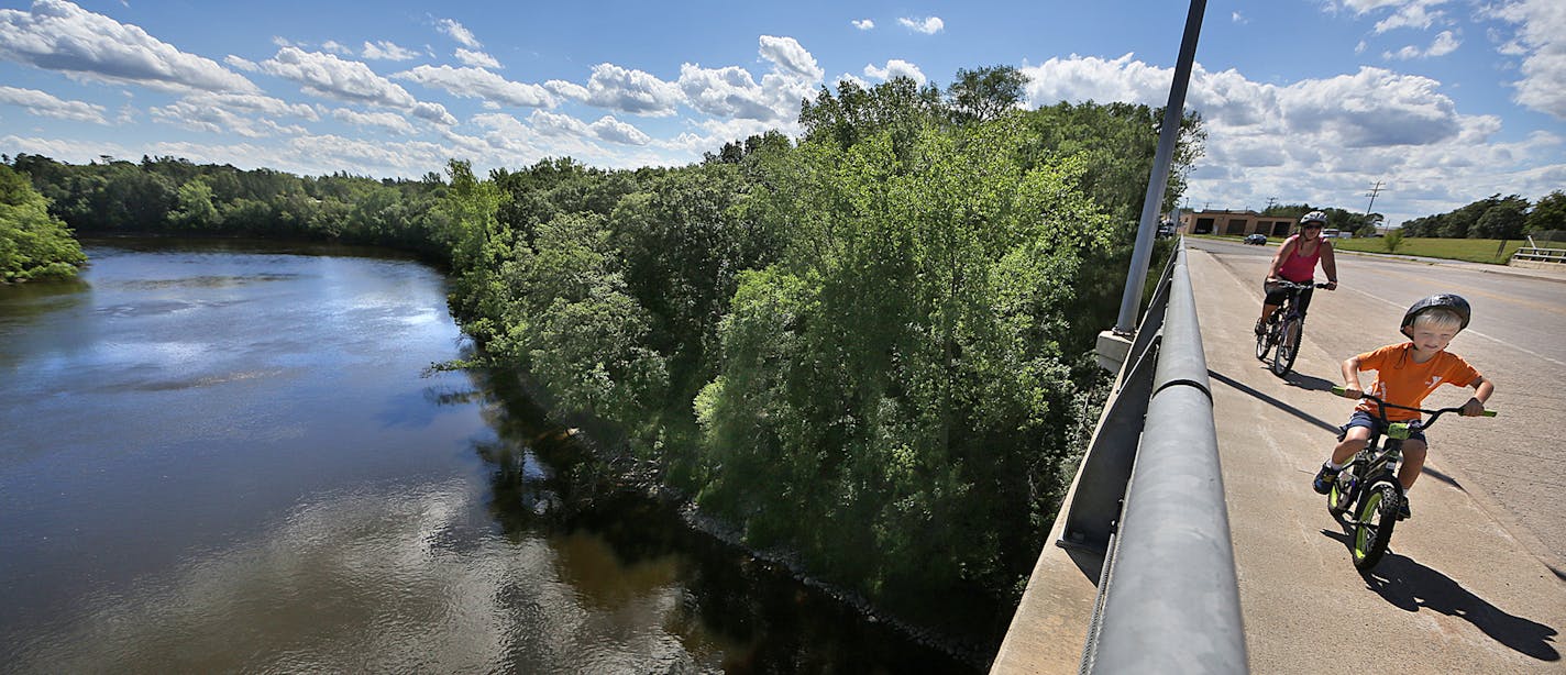 The Laurel Street Bridge in Brainerd crosses the Mississippi River, which city planner Mark Ostgarden said for years was viewed not as an asset, but &#x201c;as something you had to cross to get to the lakes.&#x201d;