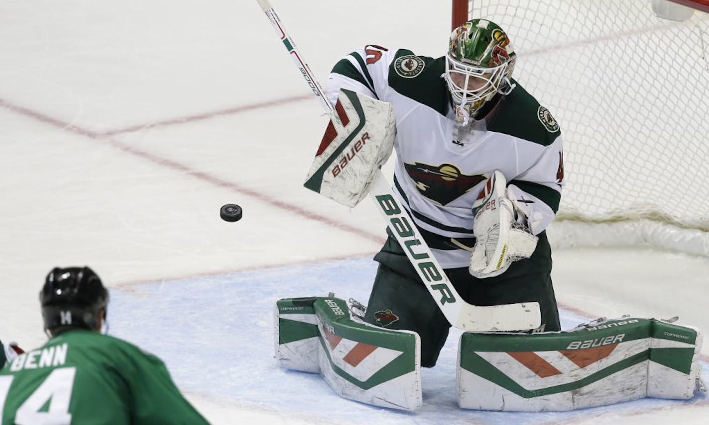 Goalie Devan Dubnyk