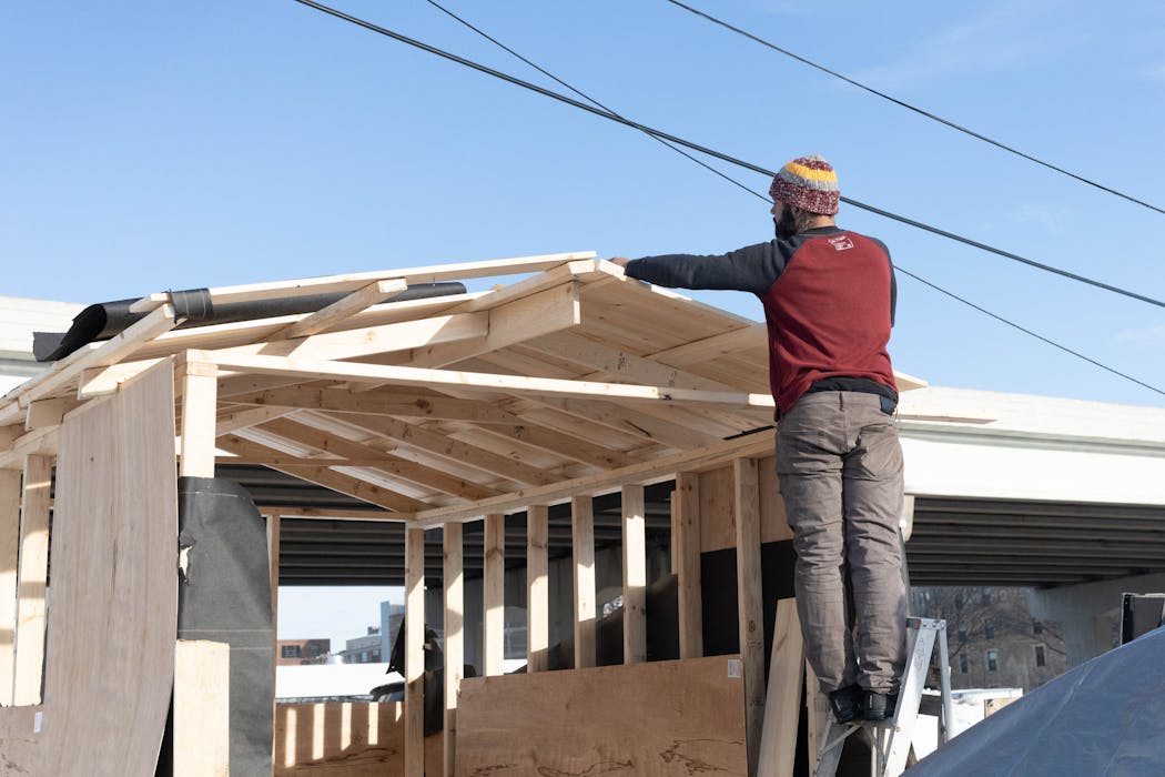 “Nobody wants to be in a shelter. I’d rather want to be out here than in a shelter,” said encampment resident Andy, who helped Hillegass build the house. “Avivo up here, tiny homes, places like that are not so bad because you have your own place, your own spot.”