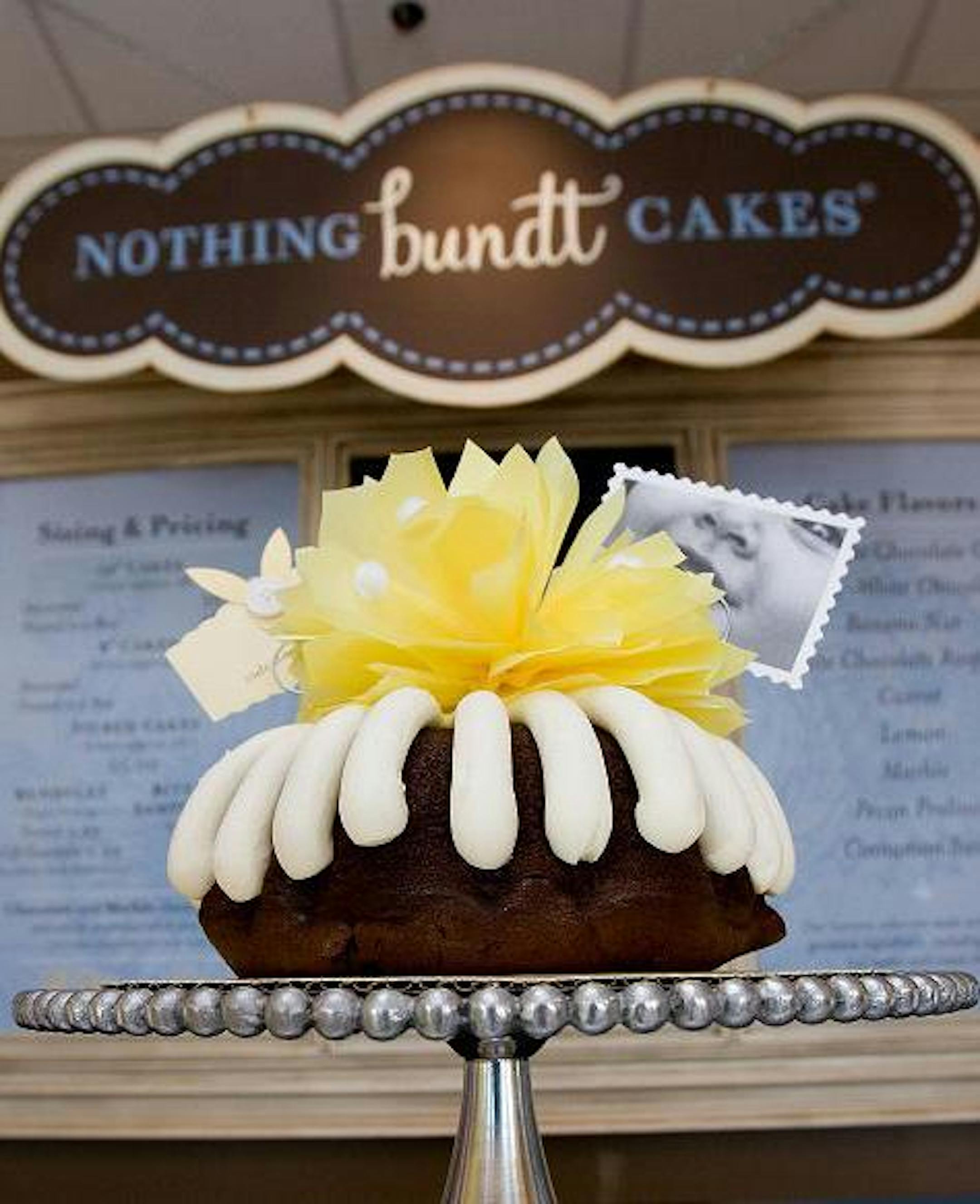 Bundt cakes are the signature, and singular, offering at Nothing Bundt Cakes, a new bakery in Eden Prairie.