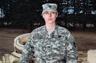 Capt. Tarrence Robertson is transgender and serves in the Minnesota National Guard.
