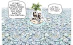 Sack cartoon: The plastic problem