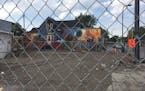 This empty lot at W. Broadway and Emerson Av. N. will be the site of Juxtaposition Arts' new building, with a temporary art plaza opening this year in