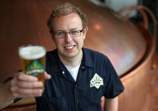 Damian McConn, head brewer of Summit Brewing Co. of St. Paul.