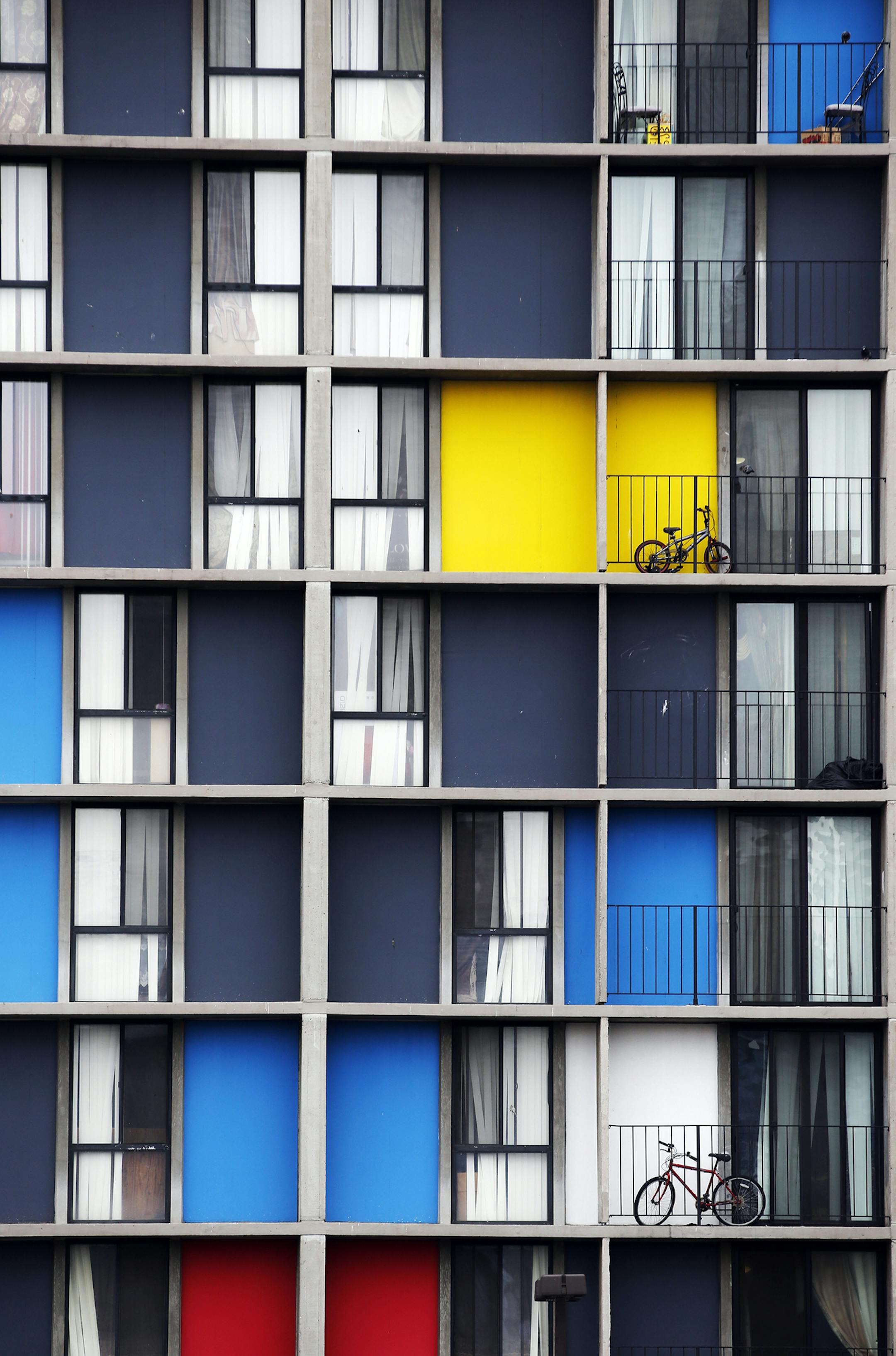 Cedar-Riverside's architecture reflects Modernism's influence with its Mondrian's inspired pattern. ORG XMIT: MIN1603300952358814