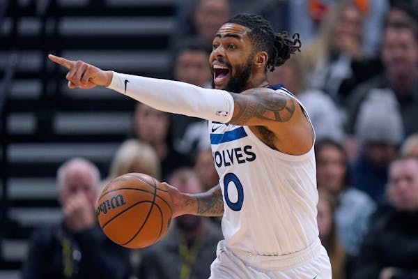 Timberwolves guard D’Angelo Russell has come on stronger as the season has progressed, typified by Friday night’s performance against Utah, when h