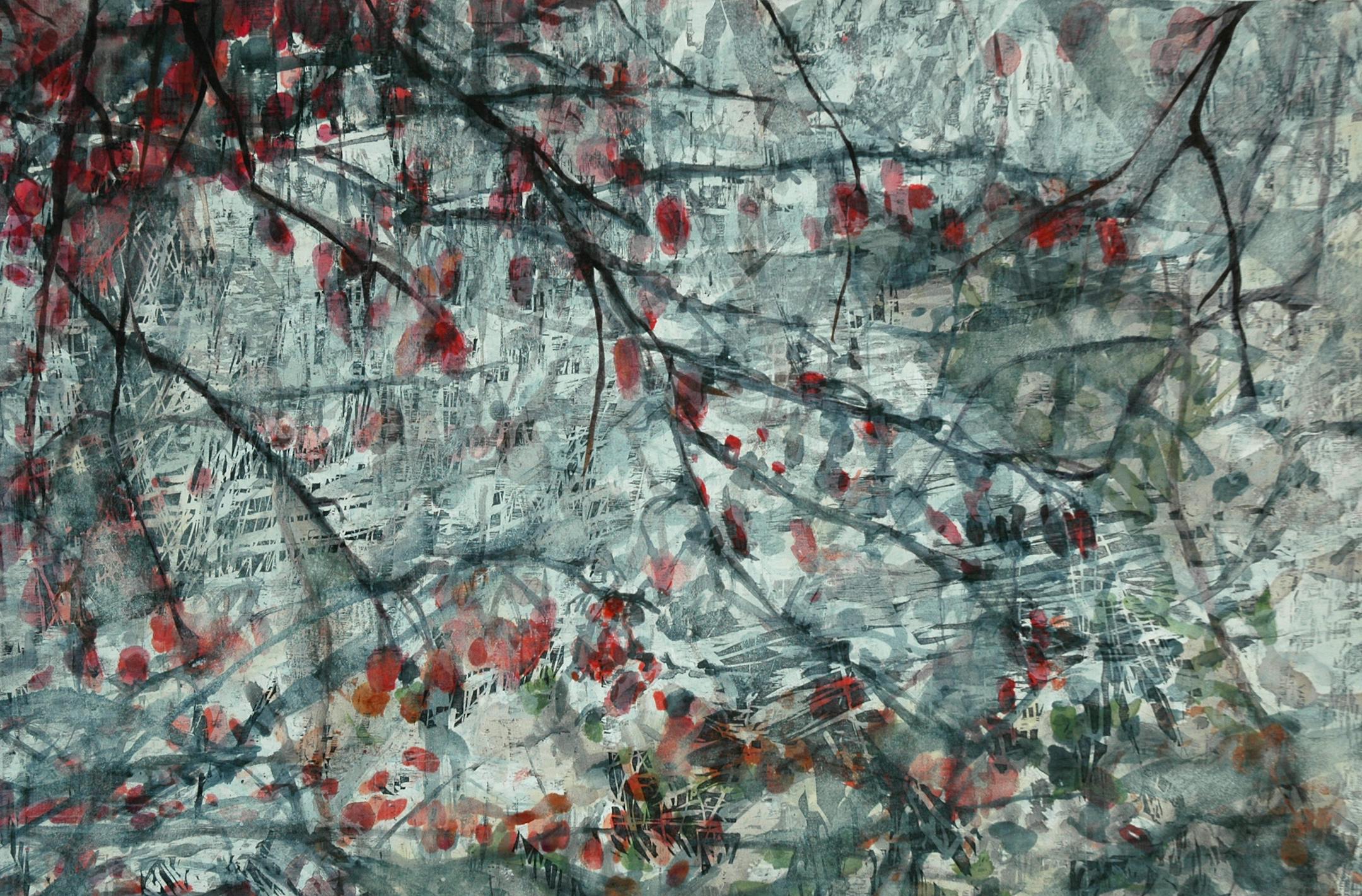 "Snow Shadows" painting by Jean Gumpper. Provided by Groveland Gallery