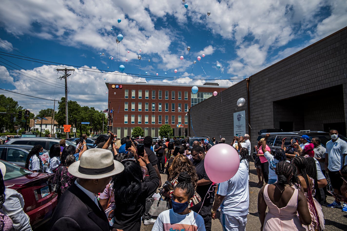 At Shiloh Temple International Ministries in Minneapolis, MN on June 2, 2021, a horse drawn carriage took Aniya Allen to her final resting place at Lakewood Cemetery. ]RICHARD TSONG-TAATARII ¥ Richard.Tsong-Taatarii@startribune.com