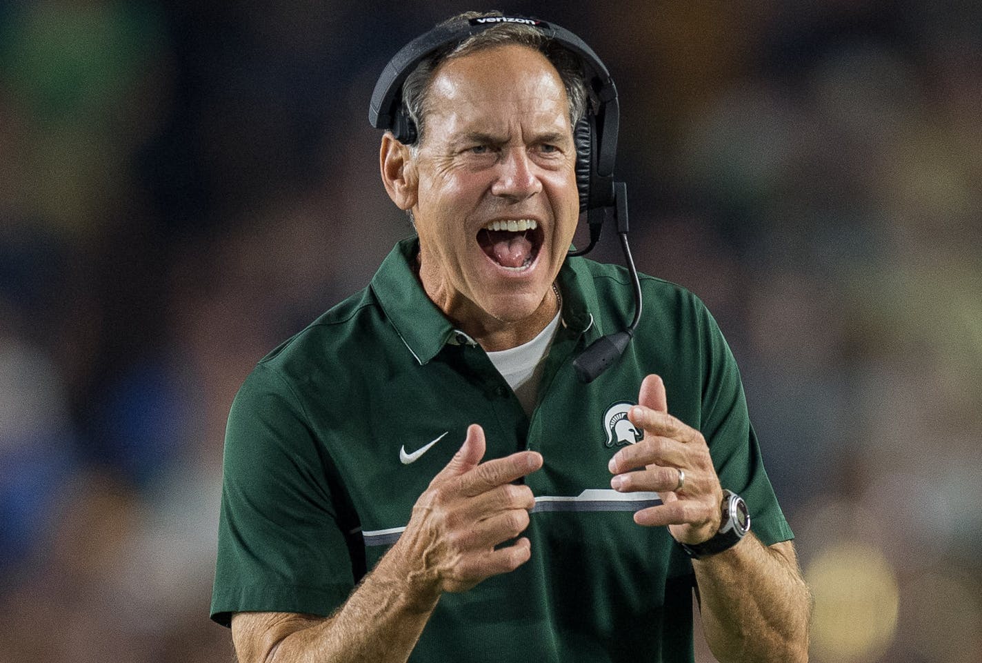 Michigan State coach Mark Dantonio