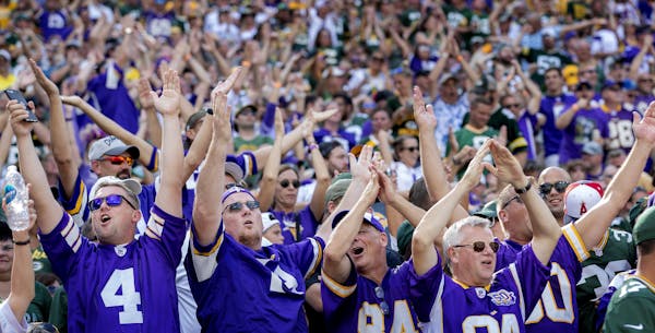 Vikings fans did the Skol Chant after a Stefon Diggs touchdown earlier this season.