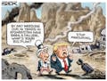 Sack cartoon: The plan for Afghanistan