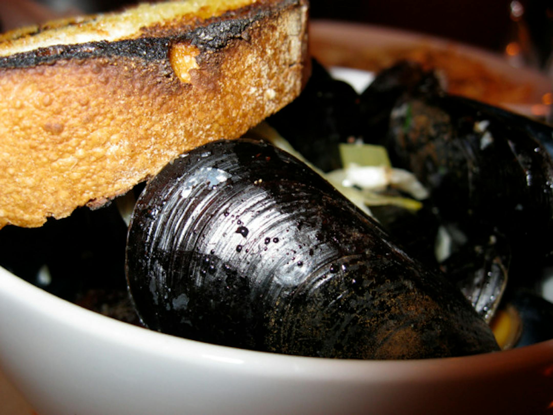 Mussels for the seafood eaters ...