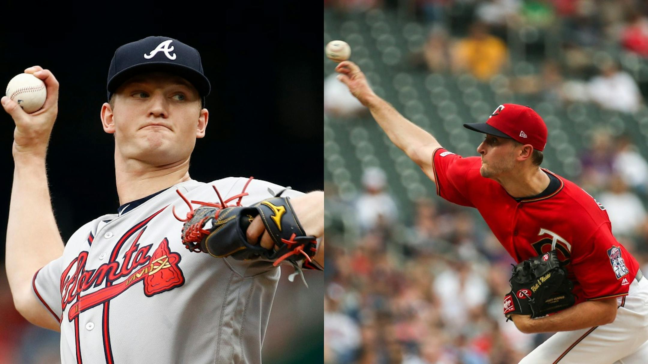 Righthander Mike Soroka (10-2, 2.37), only 22, pitches for the Braves against Twins righty Jake Odorizzi (12-5, 3.73) in Monday's series opener at Target Field.
