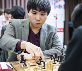 Chess Club and Scholastic Center of Saint Louis / Photo by Lennart Ootes:
Minnetonka chess Grandmaster Wesley So makes his move against 16-year-old Gr