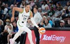 Lynx forward Napheesa Collier, above versus the Mystics in an exhibition game on May 5, is one of several players on the team who can play multiple po