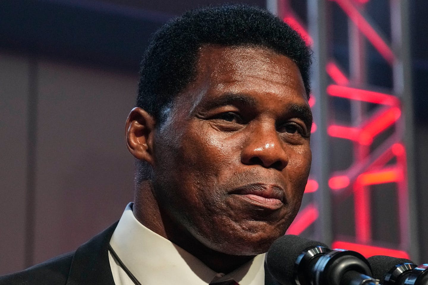 Republican Senate challenger Herschel Walker speaks during an election night watch party, Tuesday, Dec. 6, 2022, in Atlanta. Democratic Sen. Raphael Warnock has defeated Walker in a runoff election in Georgia. (AP Photo/Brynn Anderson)