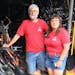 From a single bicycle saved from scrap, Michael and Benita Warns now oversee 10 garages with donated bikes and parts.