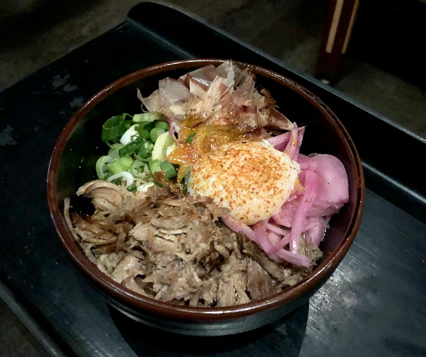 Moto-i's Pork Abura Ramen took the chill out of a brisk spring night.