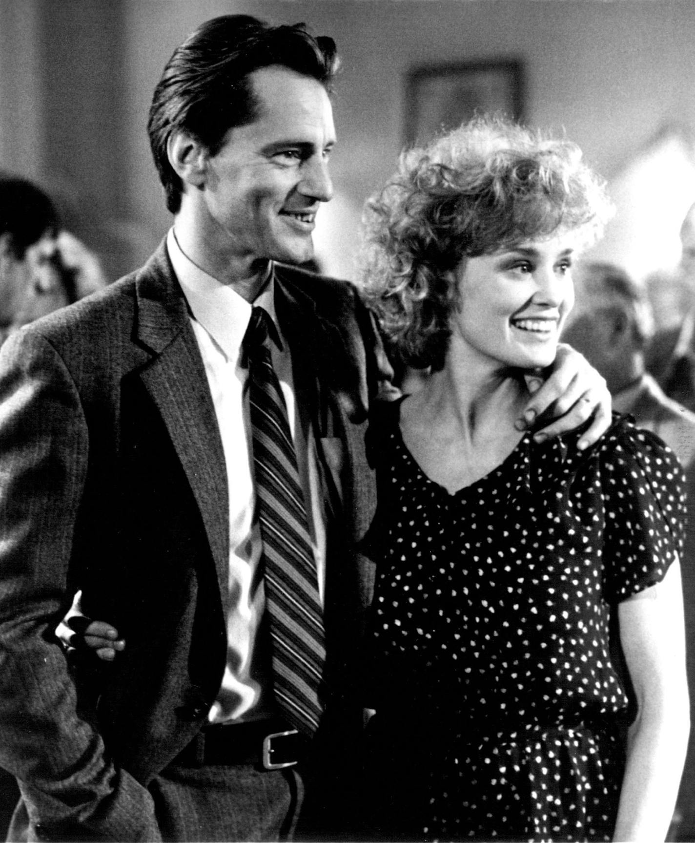 November 17, 1985 Jewell Ivy (Jessica Lange) and her husband. Gil (Sam Shepard), enjoy themselves at the town dance in "Country." the stirring drama of a contemporary farm family waging an heroic struggle to keep their land. Wilford Brimley also stars in the Touchstone Films presen-tation of A Far West Productions and Pangaea Corporation Production. The film was written by William D. Wittliff, who also produced with Lange. Richard Pearce directed. Charles Gross composed the original score. In co