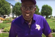 In a Facebook video, Al Roker is seen wearing a Vikings shirt promoting his Minnesota State Fair appearance.