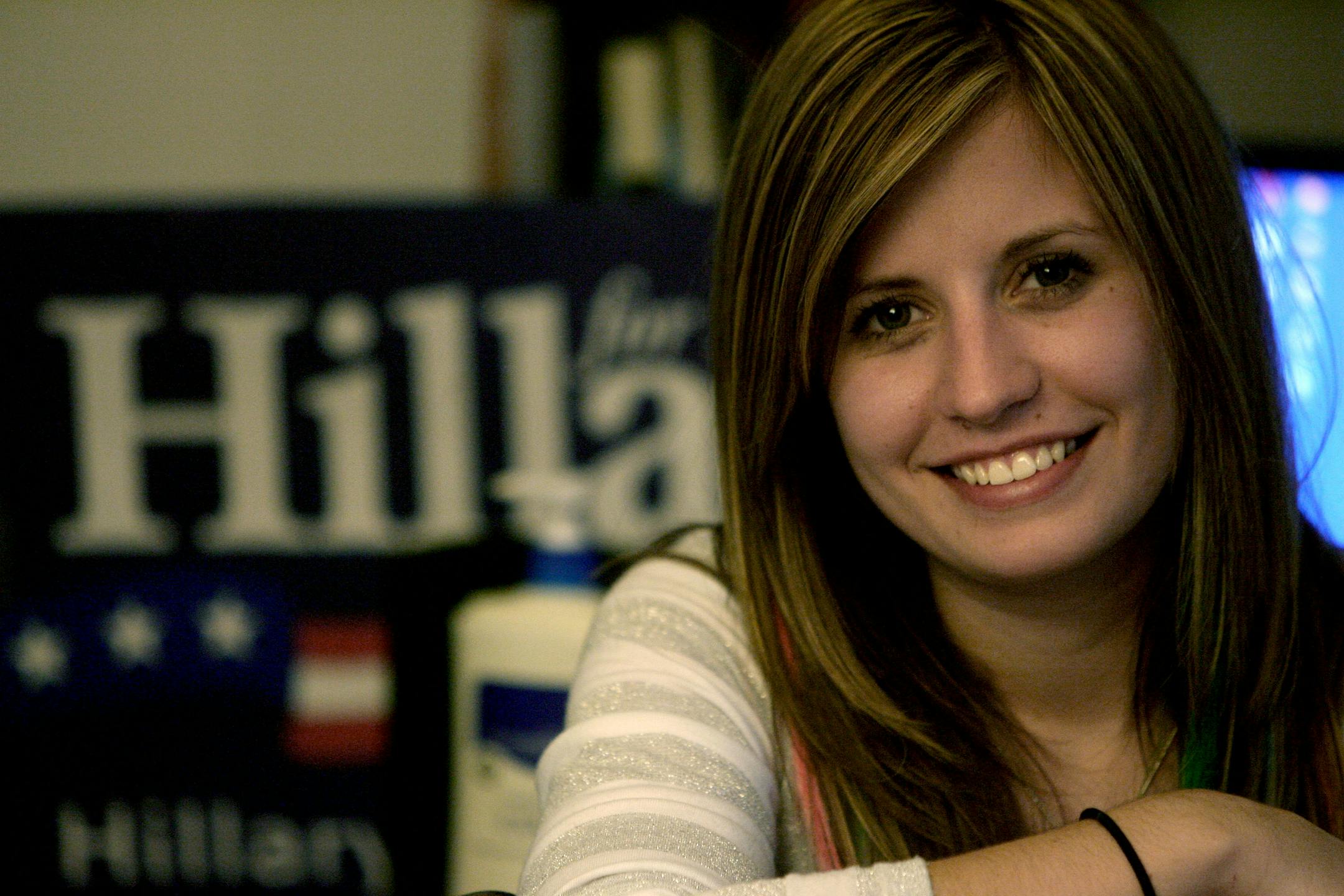 Emily Allison found her way into Sen. Hillary Clinton's campaign via the Internet. Now she's the U of M campus coordinato