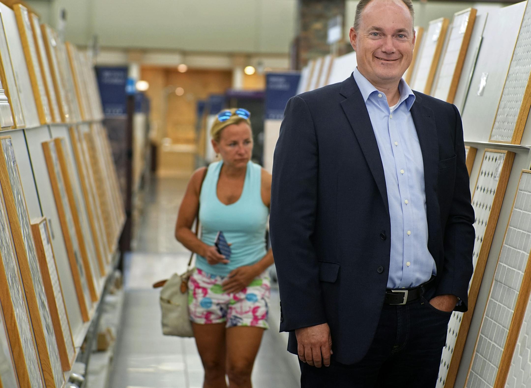 Tile Shop CEO Chris Homeister has resigned under pressure. (RICHARD TSONG-TAATARII/Star Tribune file photo)