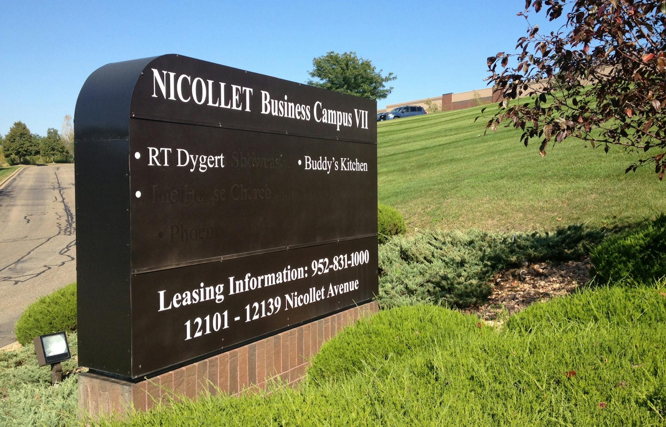 Photo by Dylan Belden Nicollet Business Campus VII, a 118,125-square-foot building at 12101-12139 Nicollet Av., sold for $7.3 million to a St. Louis real estate business.