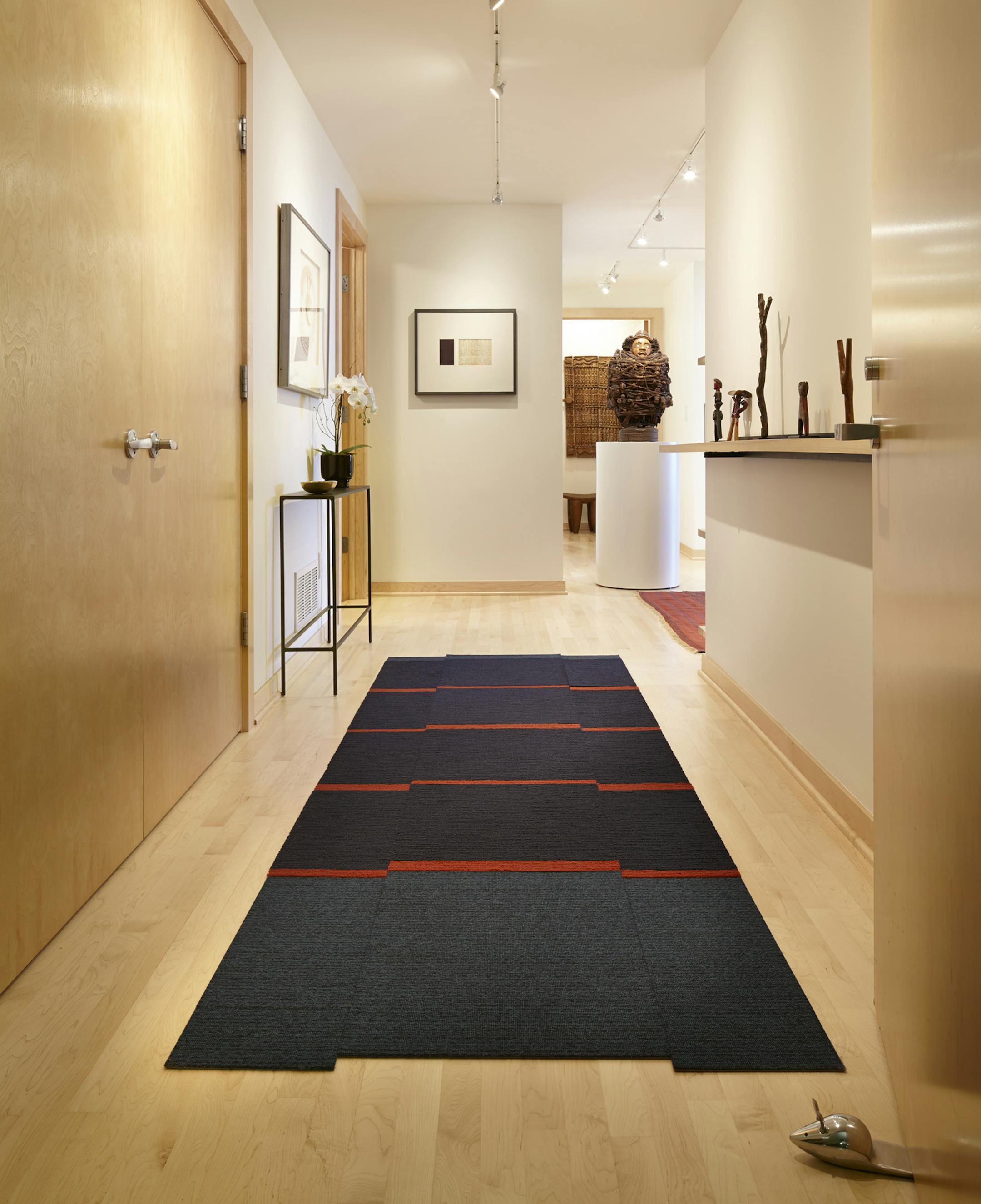 Interior designer Lynn Barnhouse gives ideas for loft-like spaces includng examples from artist Harriet Bart's Bridgewater Loft. Credit Karen Melvin