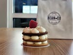 The honey cake is made specially by a local baker for Bean.Co, a new coffeeshop in Maple Grove.