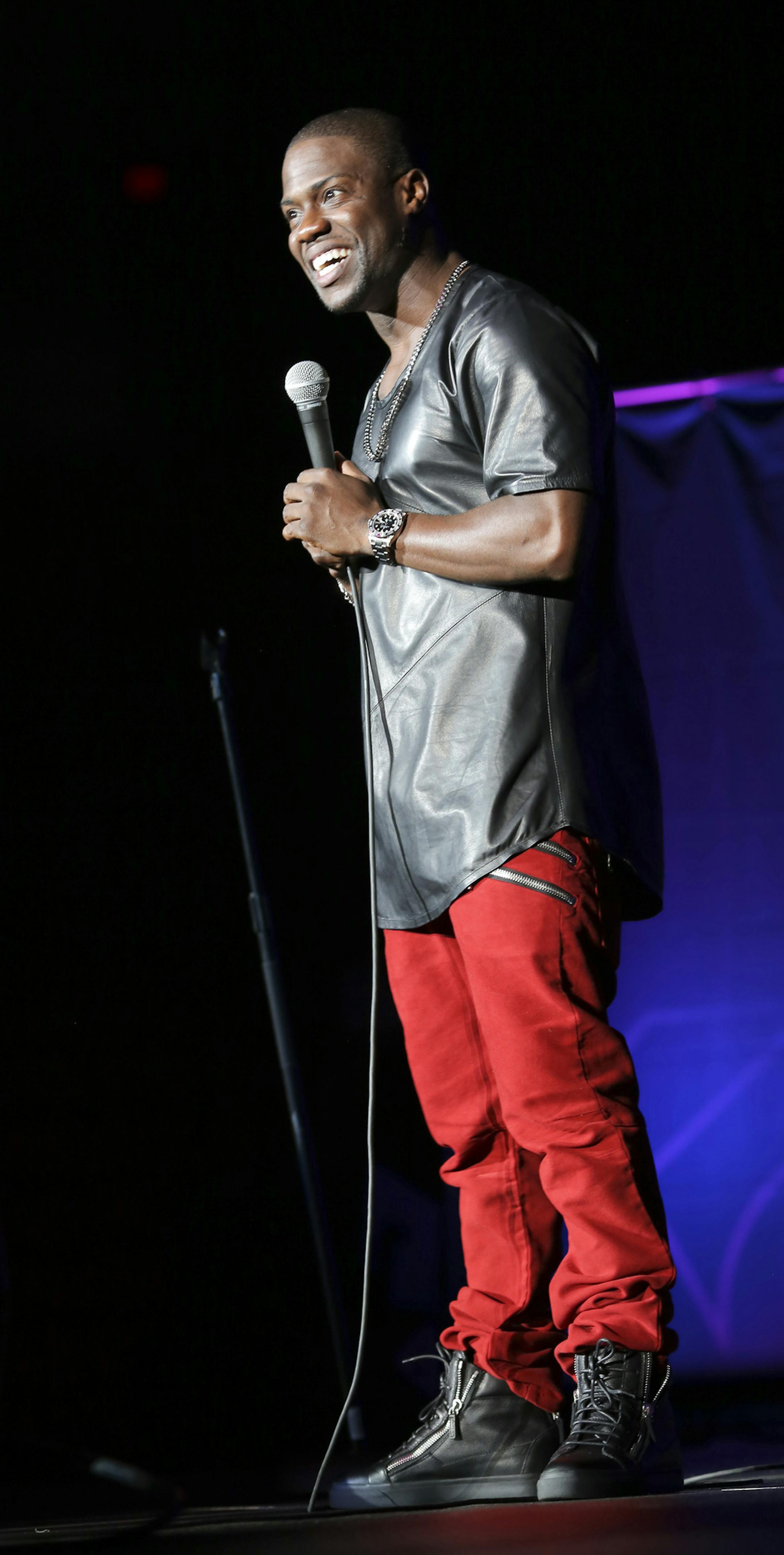 In an undated handout photo, Kevin Hart in the documentary "Kevin Hart: Let Me Explain" by Leslie Small and Tim Story. Studios say a growing audience with more multicultural tastes is encouraging the production of more movies with African-American themes. (Summit Entertainment via The New York Times) -- NO SALES; FOR EDITORIAL USE ONLY WITH STORY SLUGGED BLACK FILMS WAVE BY MICHAEL CIEPLY. ALL OTHER USE PROHIBITED. ORG XMIT: MIN2013062809064817