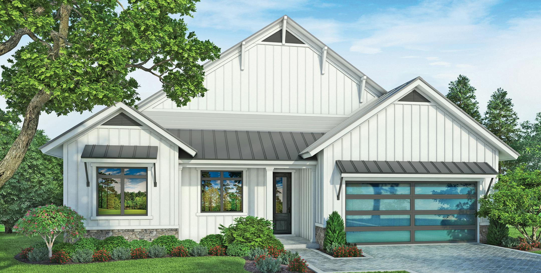 Home plan: cute design, sleek features