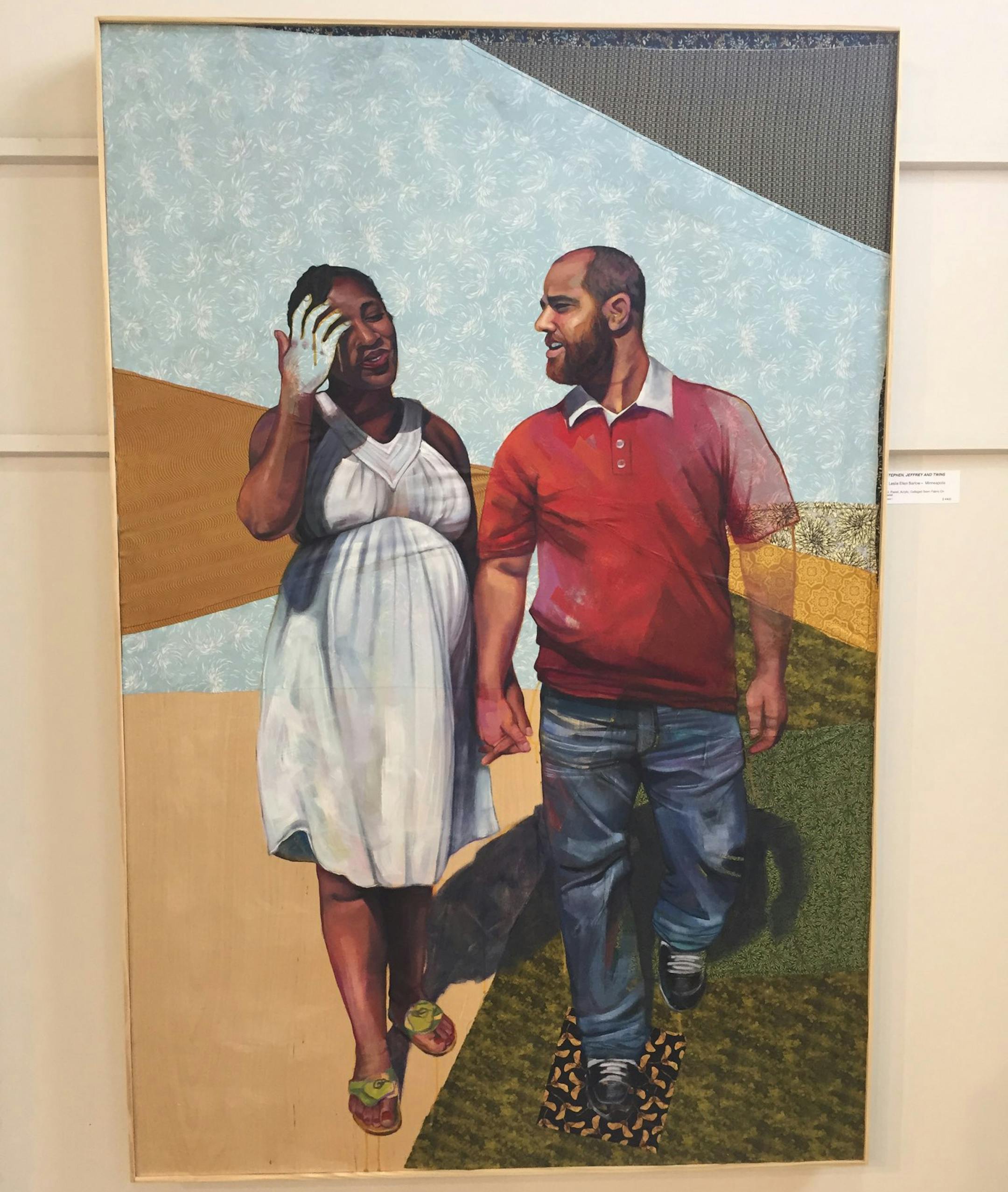 "Stephen, Jeffrey and Twins" by Leslie Barlow.