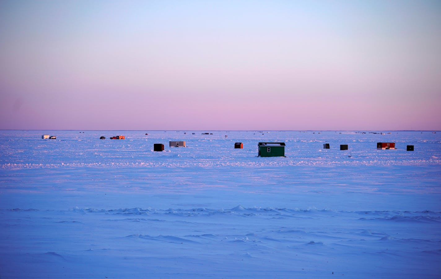 ANDY010821: Anderson on the added pressure in the past decade or so that winter anglers are placing on the state's major walleye lakes in particular, especially Lake of the Woods, Red Lake and Mille Lacs. Here, Ice houses line the south shore of Lake Mille Lacs near Onamia in 2019. The Ice fishing season started out with great Ice and little snow, but quickly turned into slush after a few heavy snowfalls. brian.peterson@startribune.com

Mille Lacs Lake, MN

Friday, January 25, 2019