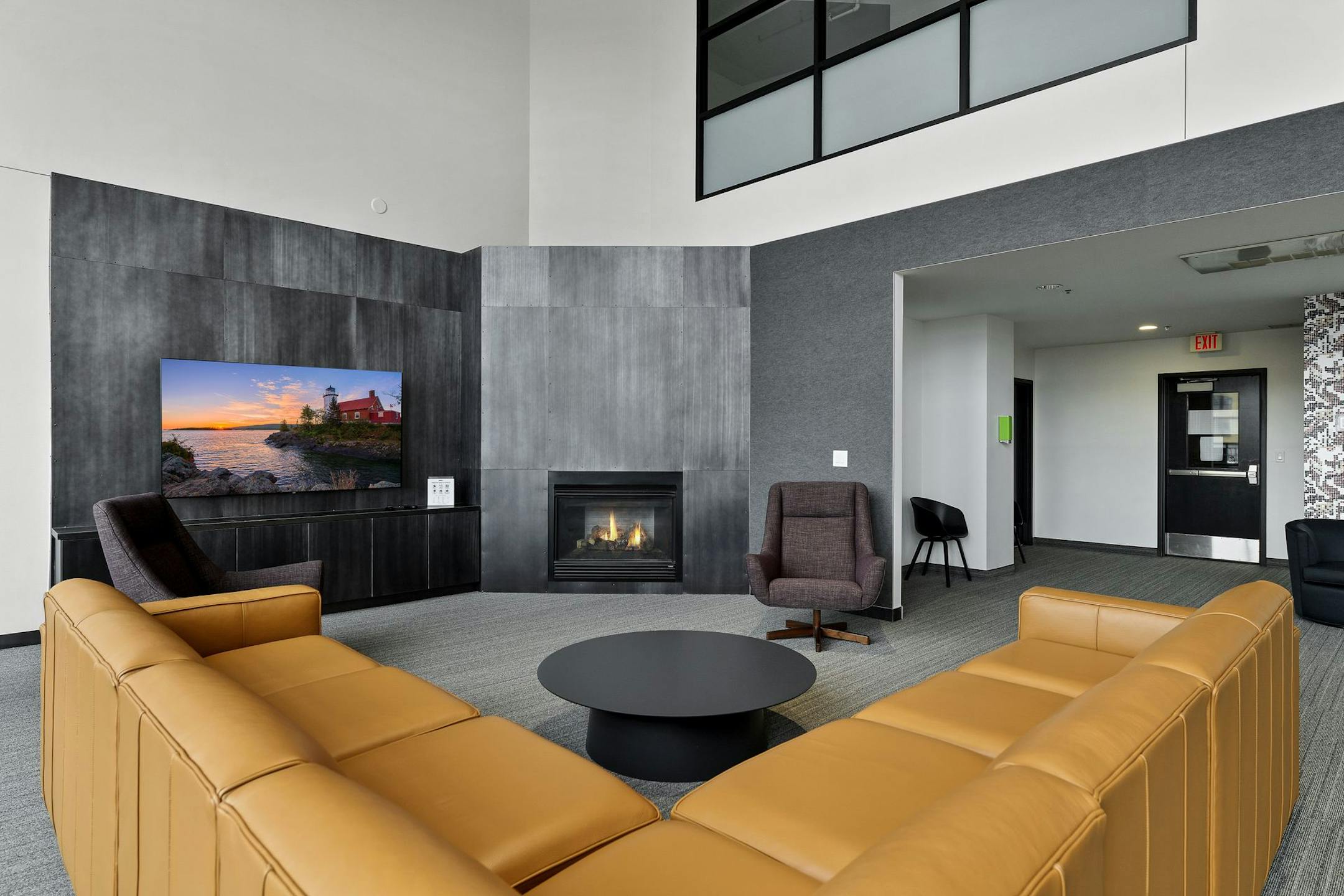 The lounge room.
