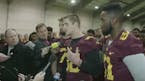 Gophers players spoke Thursday about their plans at the team's practice facility.