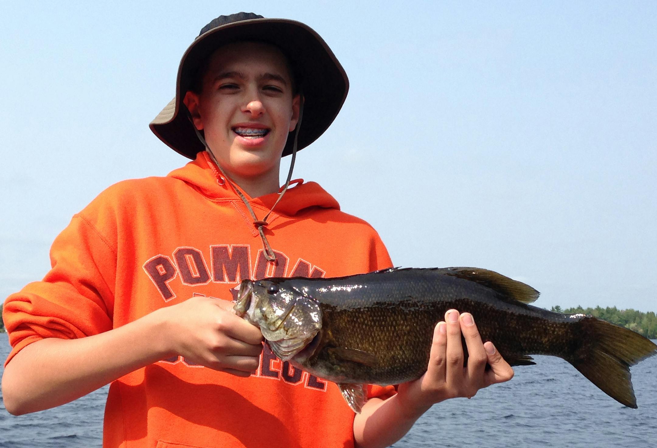 NOT-SO-SMALL SMALLIE Cam Steele, 13, of Excelsior, caught this 20.5-inch smallmouth bass on Grindstone Lake near Sandstone. "I hooked this smallmouth jigging with a Gulp minnow,'' he said. "This fish gave me the best fight. Fortunately, my Dad was able to net it."