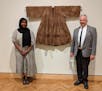 Jan-Lodewijk Grootaers, curator of African art at Mia Amallina Mohamed, curator at the Somali Museum of Minnesota