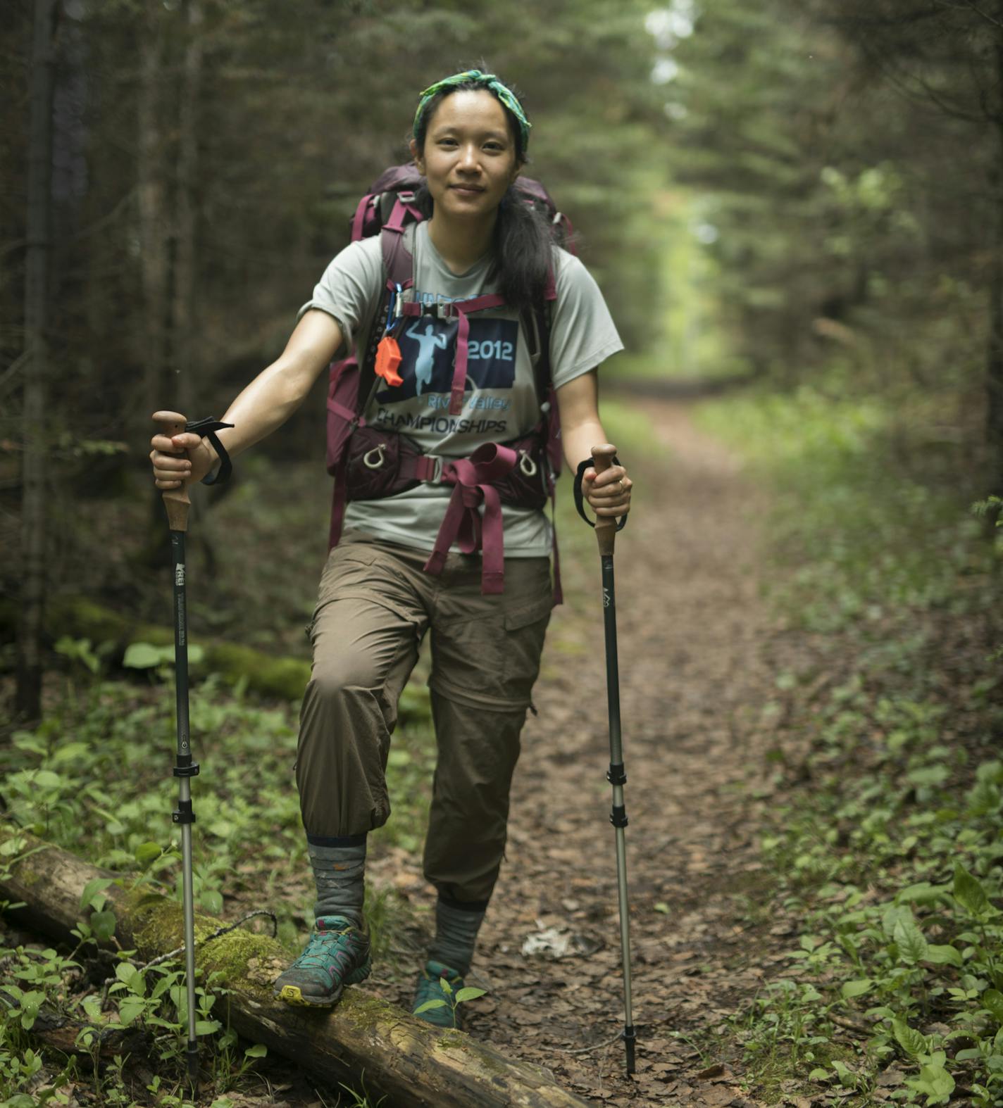 Day-5 - "People of the Trail" - Leah Suffern, 22, of Minneapolis wanted to get a better feel for Minnesota, so she set out on a 60 mile section hike of the SHT from Castle Danger to Martin Road near Duluth. ] (Leah's contact info: leahsuffern@gmail.com or 203-415-7318. ] Superior Hiking Trail.
BRIAN PETERSON &#x2022; brian.peterson@startribune.com
Superior Hiking Trail, MN 06/06/2018