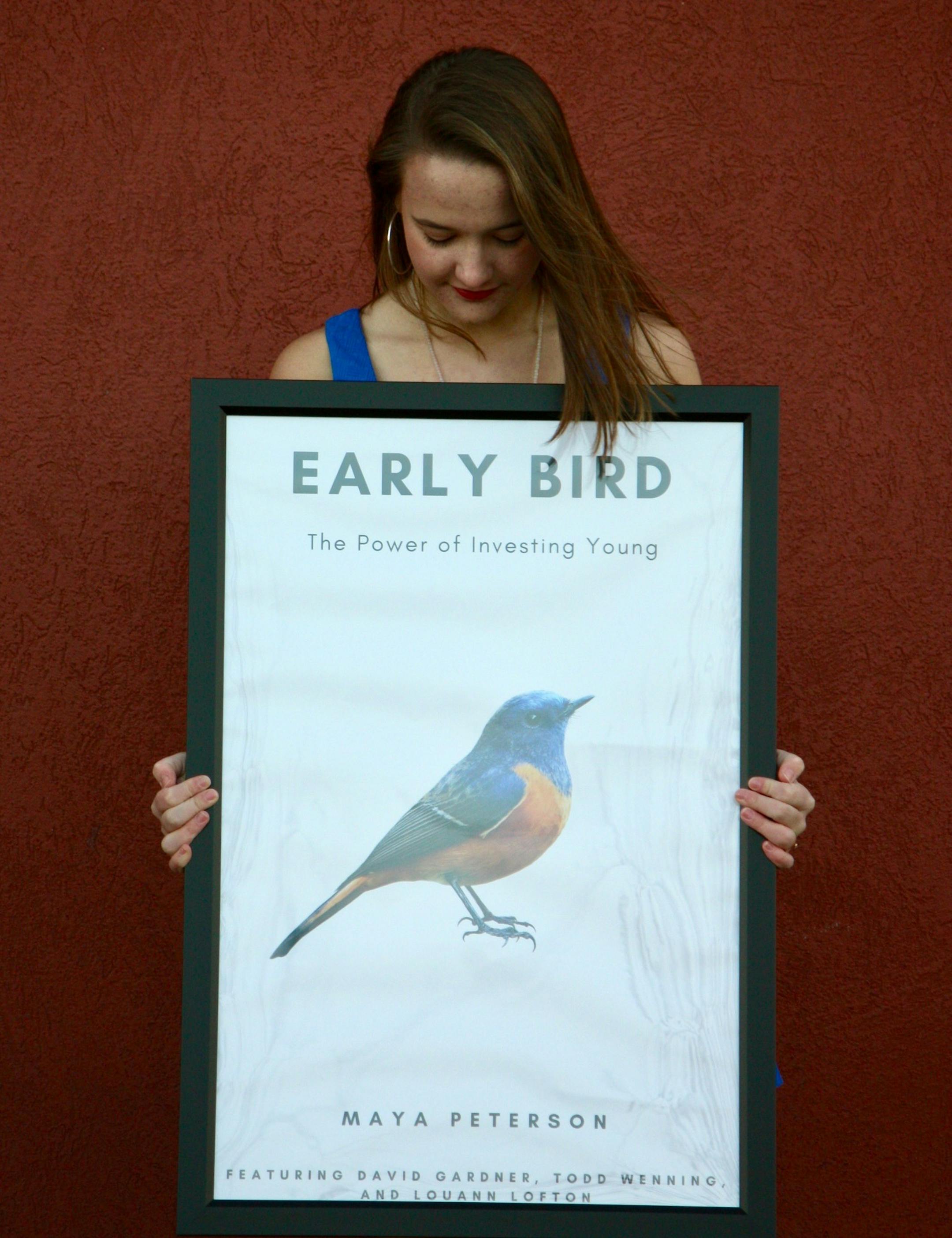 Maya Peterson, 15, wrote an investing book for young people.